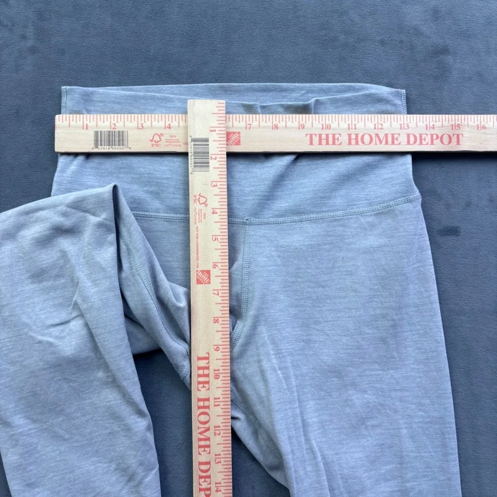 Nike Yoga Dri-FIT High Waisted Leggings Grey Heather 7/8 Tights Medium